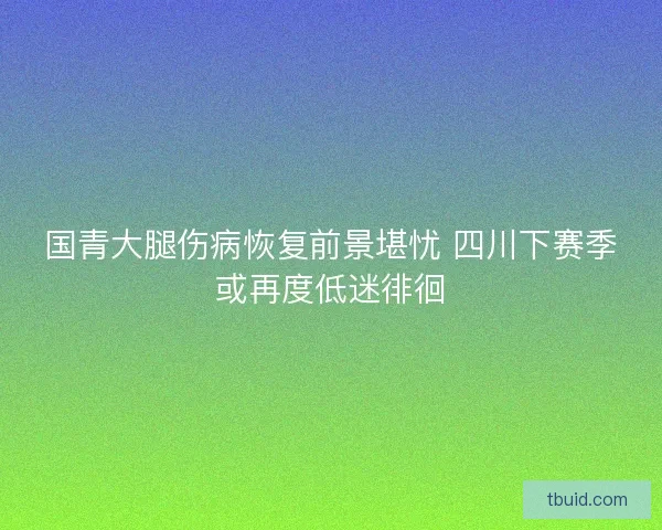 国青大腿伤病恢复前景堪忧 四川下赛季或再度低迷徘徊